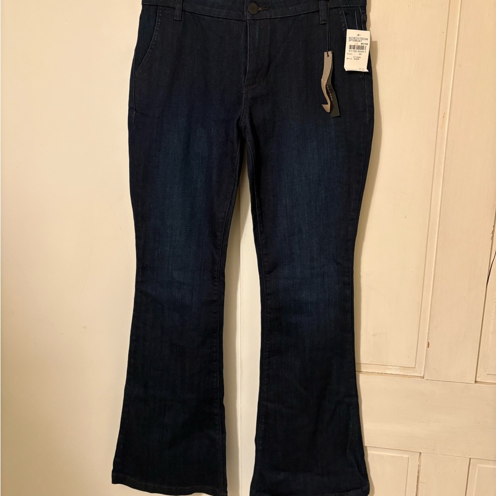 STS Blue Dark Indigo Flare Jeans